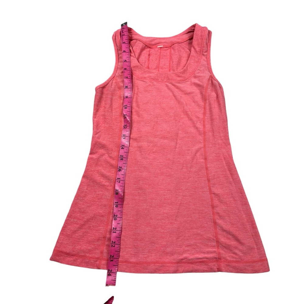LULULEMON: Run Free Ruffle Back Tank in Watermelon Color -Size 6 - Picture 8 of 10